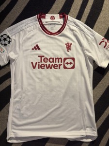 Adidas 2023-24 Manchester United Third Shirt Hojlund Champions League #11 Size M for sale on Ebay