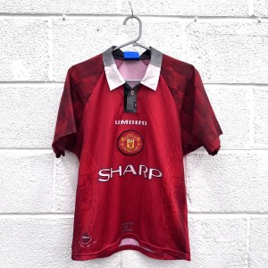 Vintage 1996 - 98 Manchester United Umbro Football Shirt for sale on Ebay
