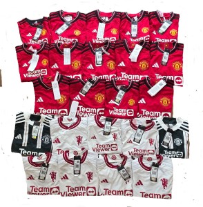 MANCHESTER UNITED Football Shirt Boys Kids X23 JOB LOT Adidas Bulk NEW WITH TAGS for sale on Ebay