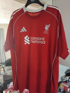 LIVERPOOL FC HOME SHIRT 25/26 3XL for sale on Ebay