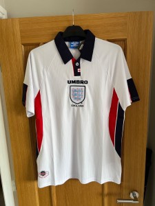 England 1998/99 Home Retro Football Shirt Size XL Replica BNWT for sale on Ebay