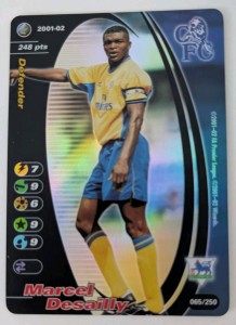 Marcel Desailly Chelsea FC Prem League 2001/2 foil Card WOTC #065 for sale on Ebay