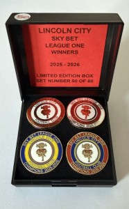 LINCOLN CITY Badge FOOTBALL CLUB LIMITED EDITION PROMOTIONAL Enamel Box Set FC for sale on Ebay