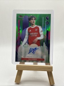 Max Dowman /75 Rookie Auto Topps UCC Chrome Arsenal England for sale on Ebay