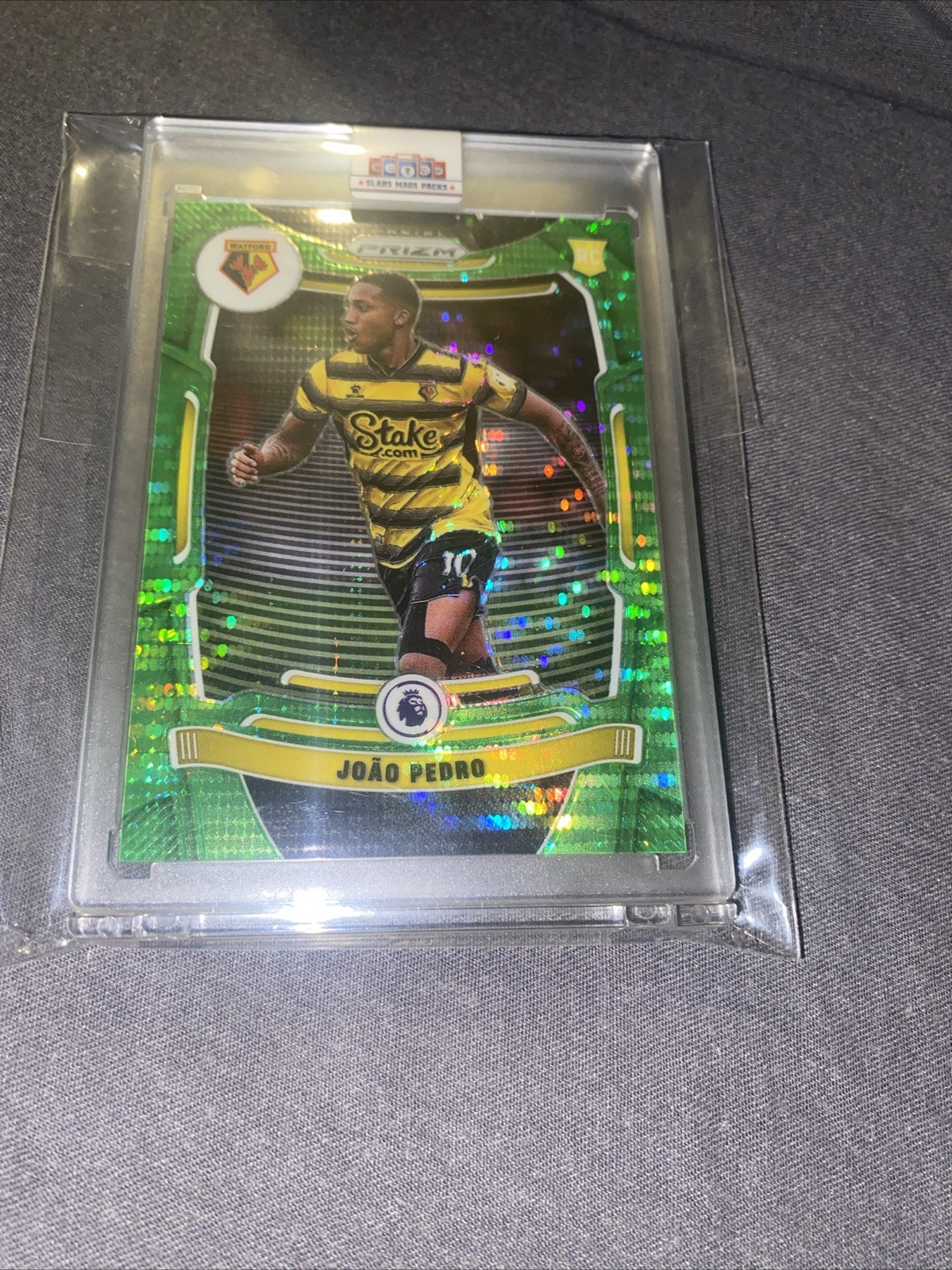 Joao Pedro Prizm Rookie Green /5. Watford Chelsea, Massive Rookie Card. 4/5. for sale on Ebay