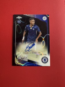 Estevao Willian RC Auto 04/10 Topps Chrome UEFA Chelsea SSP for sale on Ebay