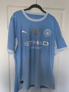 PUMA Manchester City Pep Guardiola Commemorative shirt, Size L Adults  for sale on Ebay
