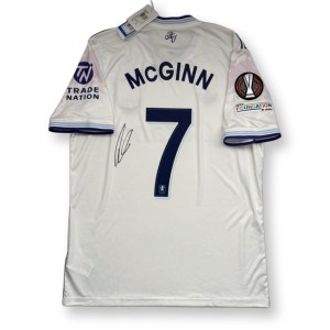 Signed John McGinn Official Aston Villa Europa League Final Shirt With Proof/COA for sale on Ebay