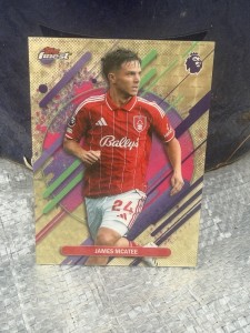 James Mcatee Nottingham Forest Topps Finest 1/1 Superfractor WOW! Premier League for sale on Ebay