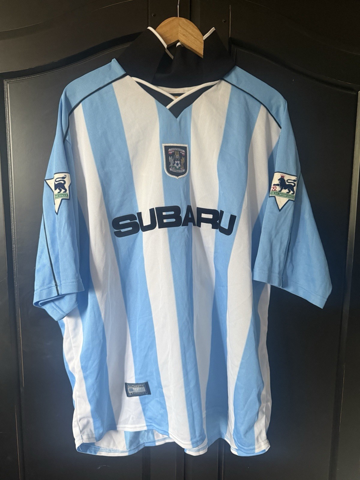 Coventry city 2000/2001 Match Worn John Aloisi No 9 Home Shirt Short Sleeved  for sale on Ebay