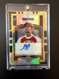 Max Dowman Auto 03/10 Future Stars Topps UCC Gold 2025/26 FC Arsenal RC for sale on Ebay