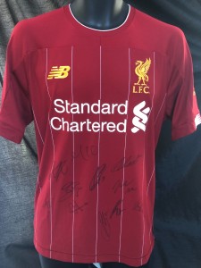 LFC 19/20 Squad Signed Shirt - PREMIER LEAGUE WINNERS for sale on Ebay