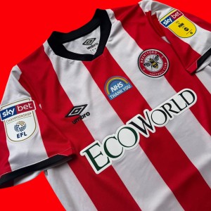 Brentford | WATKINS - 11 | EFL Championship 2019/20 Home Shirt ‘Thank You NHS’ for sale on Ebay