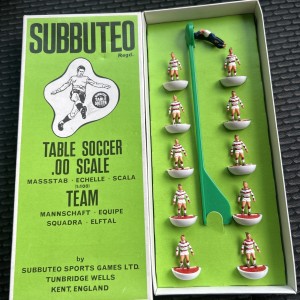 Subbuteo Hamilton Academic HW Ref 20 Heavyweight Football 1970s White Shorts for sale on Ebay