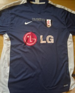 FULHAM FOOTBALL CLUB SHIRT  - EUROPA LEAGUE CUP FINAL 2010 SIZE LARGE  for sale on Ebay