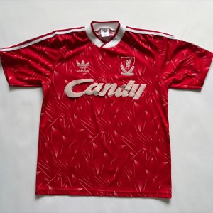 Original Adidas Liverpool 1989/1990 Home Shirt Mens medium for sale on Ebay