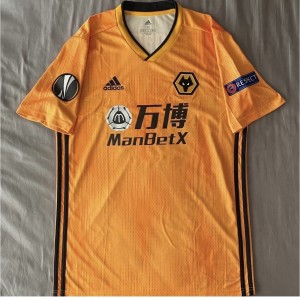 2019/20 Wolves Europa League Home Shirt for sale on Ebay