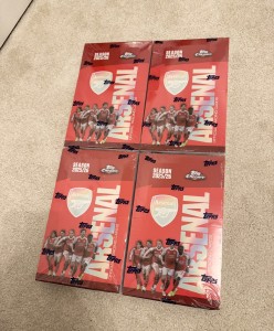 x4 Topps Chrome - Arsenal 25/26 Hobby Box - BRAND NEW ✅ for sale on Ebay