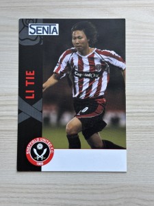 Li Tie Un signed Sheffield United Football Club Card Everton China Sun Jihai for sale on Ebay
