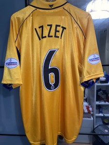 RARE Authentic Leicester City FC 2002/2003 Football Shirt Muzzy Izzet 6 for sale on Ebay