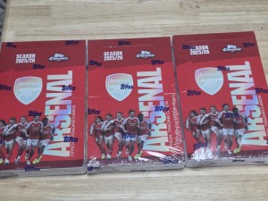 3 X Topps Chrome - Arsenal 25/26 Set - In-Hand and ready to ship for sale on Ebay
