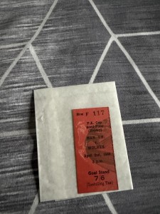 1949 Fa Cup Semi Used Ticket Wolves Vs Manchester United Super Rare Ticket for sale on Ebay