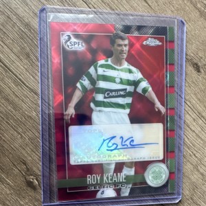 TOPPS 2022/23 Chrome SPFL Roy Keane Auto 2/5 Celtic FC - Manchester Utd -Ireland for sale on Ebay