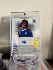 Panini 2026 EFL Eternity Jeremy Monga Rookie Auto Leicester City/Arsenal  for sale on Ebay