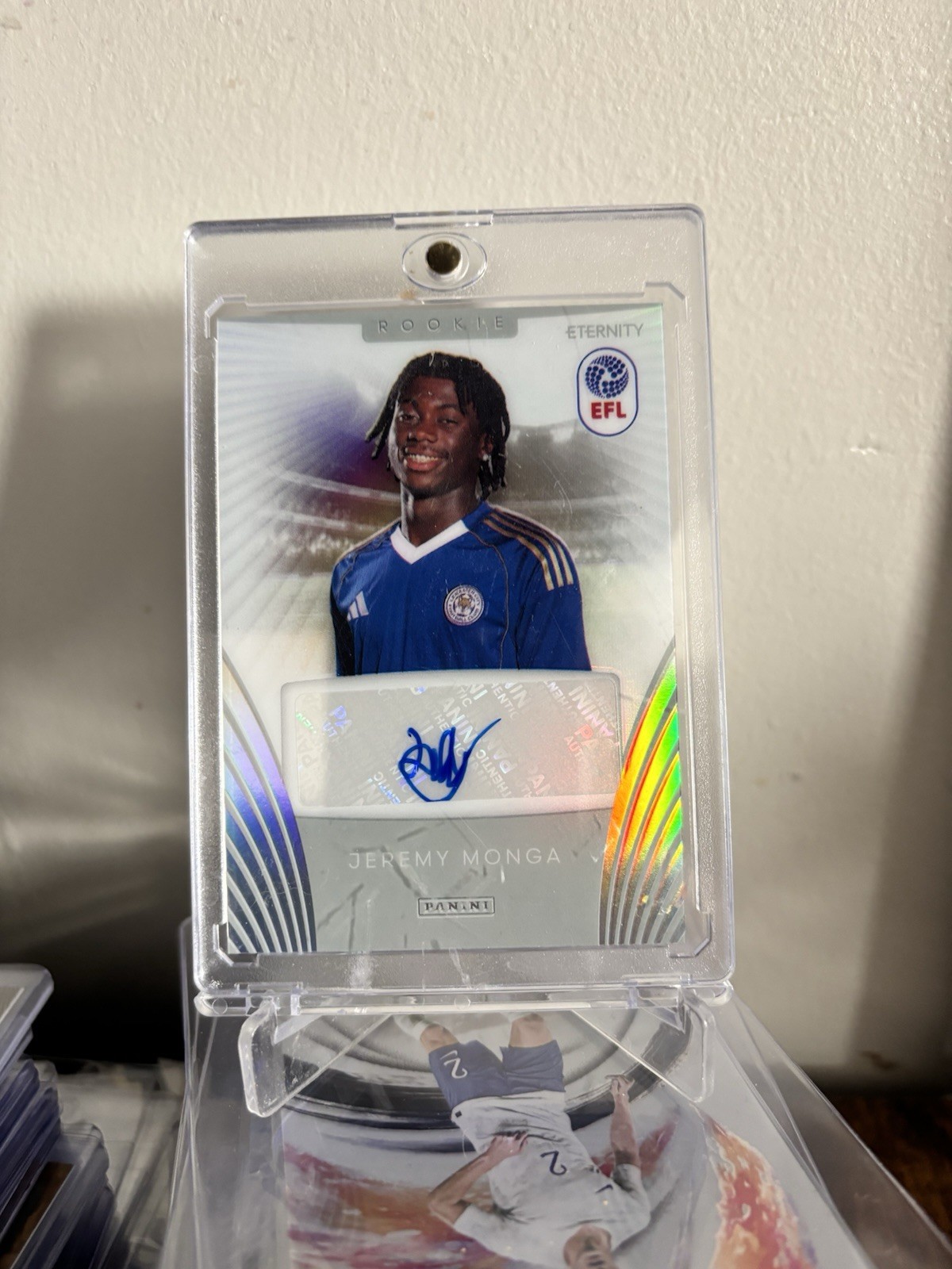Panini 2026 EFL Eternity Jeremy Monga Rookie Auto Leicester City/Arsenal  for sale on Ebay