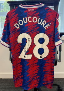 Cheick Doucoure Signed Match Worn Crystal Palace CPFC Shirt 22/23 [w/ COA] for sale on Ebay