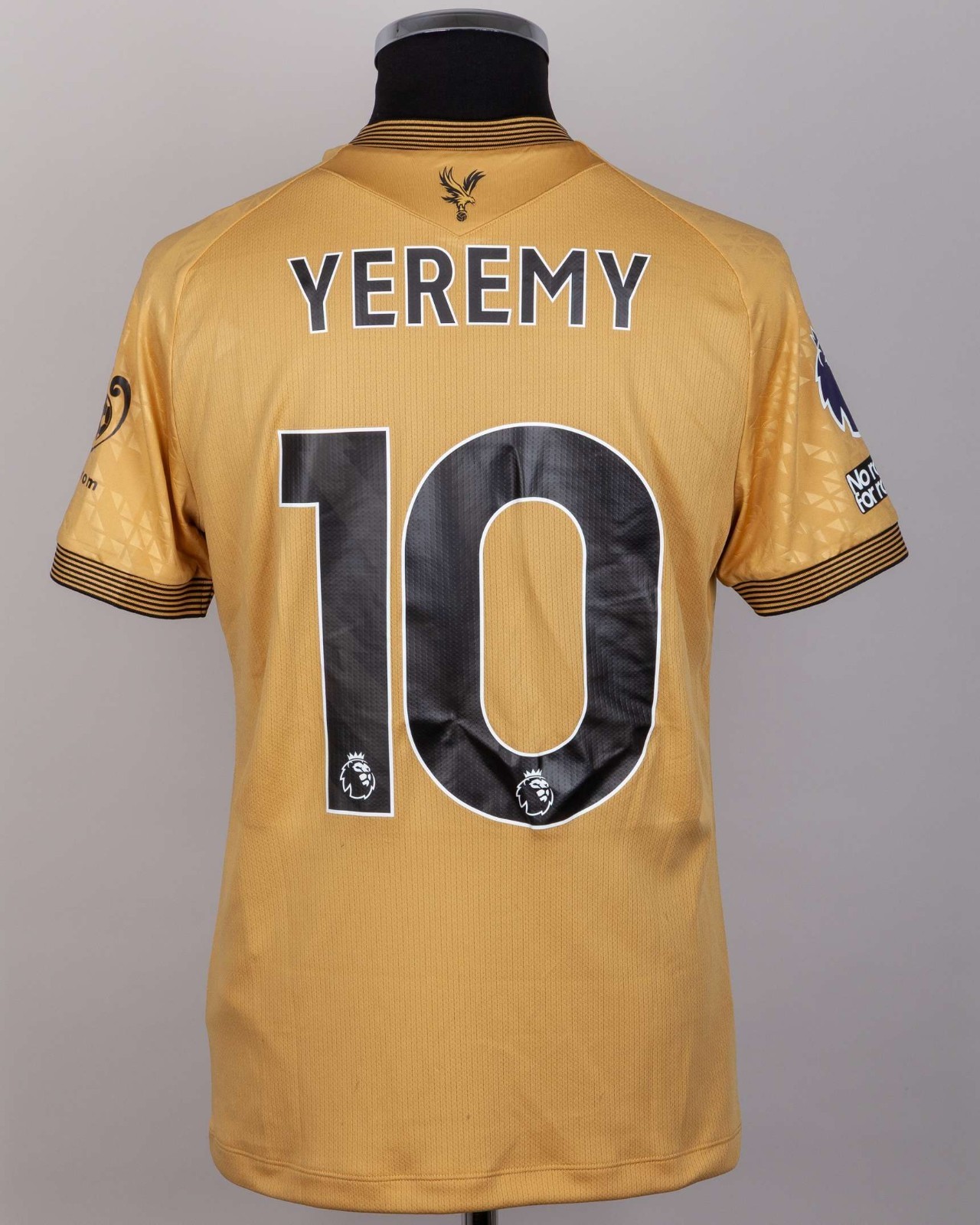 Yeremy Pino Match Worn Crystal Palace CPFC Shirt 25/26 [w/ COA] v Brighton. for sale on Ebay