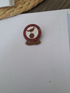 Hinckley Town FC Supporters Club Lapel Badge 