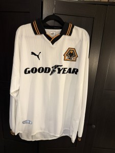 Wolverhampton Wanderers Wolves Long Sleeve 1999/2000 Away Shirt Mens XL for sale on Ebay