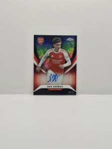 2025/26 Topps Chrome Arsenal Max Dowman Black 03/10 Rookie Auto for sale on Ebay