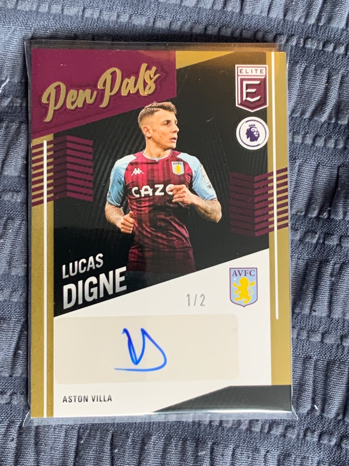 Lucas Digne Auto /2 Panini Donruss Aston Villa Autograph France World Cup 2026 for sale on Ebay