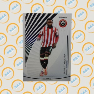 Panini Eternity EFL 2025/26 Black Base Japhet Tanganga 1/1 Sheffield United FC for sale on Ebay