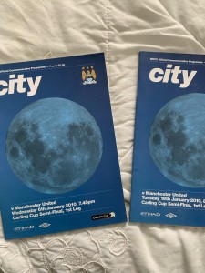 2010 Man City V Man Utd Cc Semi Final Postponed Edition Only 40 Left Very Rare for sale on Ebay