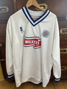 Leicester City FC 96/98 Fox Leisure Shirt Away Long Sleeve Shirt Emile Heskey XL for sale on Ebay