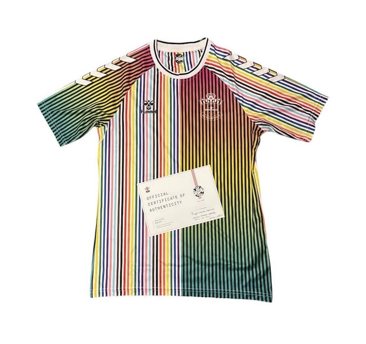 Southampton FC Match Issue LGBT Warm Up Shirt with COA for sale on Ebay