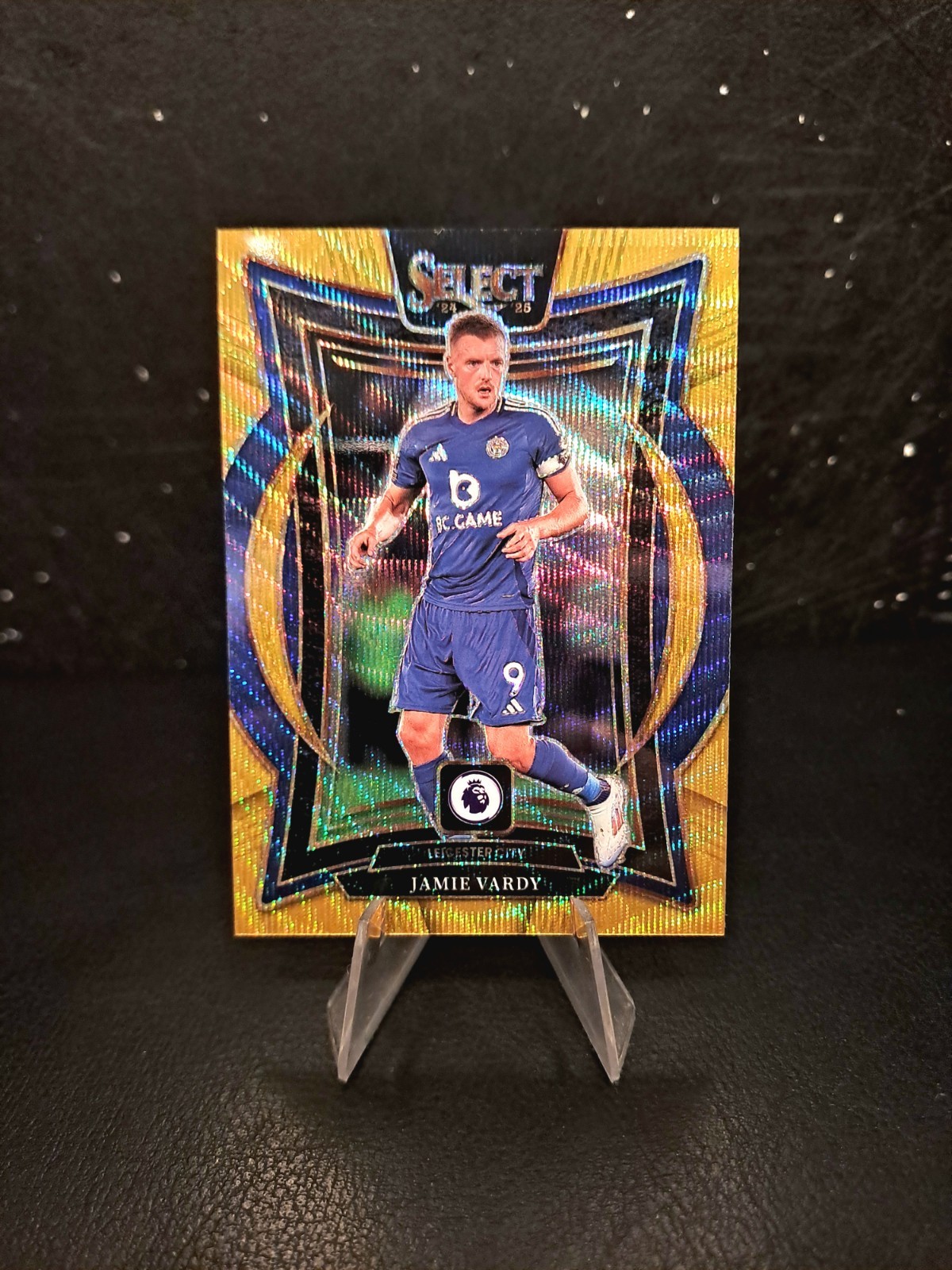 Jamie Vardy Gold Wave /10 Panini Select  2025 Leicester City SSP for sale on Ebay