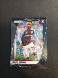 Panini Prizm 2024-25 Lamare Bogarde Rookie Black Disco 1/1 Aston Villa for sale on Ebay
