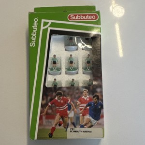 SUBBUTEO Lightweight Team Ref. 731 Plymouth Argyle (Green/White Players) for sale on Ebay