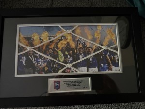 Ipswich Town Limited Edition 65/500 Goal Net Promotion 25/26 Mckenna Final Game for sale on Ebay