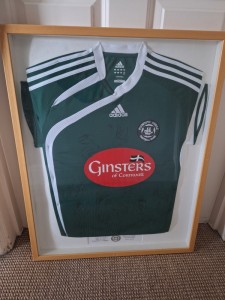 Plymouth Argyle Signed And Professionally Framed Shirt 2009/2010 for sale on Ebay