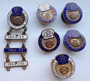6 x QPR 1940s / 1950s Vintage Supporters Club Pin Badges for sale on Ebay