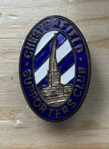OLD 1940s CHESTERFIELD SUPPORTERS CLUB BUTTONHOLE BADGE  for sale on Ebay