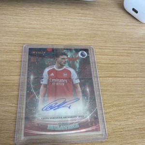 2026 Topps Merlin Declan Rice 1/5 Arsenal Auto for sale on Ebay