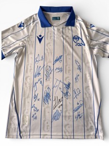 Signed SHEFFIELD WEDNESDAY Shirt by 19 - PROOF/COA- McNeil Cooper Palmer Valery for sale on Ebay