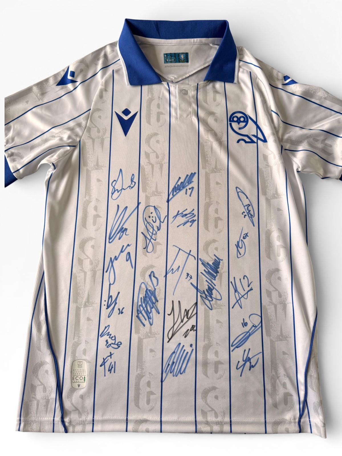 Signed SHEFFIELD WEDNESDAY Shirt by 19 - PROOF/COA- McNeil Cooper Palmer Valery for sale on Ebay