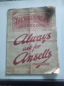 Arsenal V Manchester City Fa Cup Semi Final Villa Park Programme 12/ 3/1932 for sale on Ebay